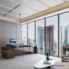 1123736 - 3D OFFICE INTERIOR (VRAY) - MANAGER ROOM 3D SCENES - 022