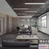 1123758 - 3D OFFICE INTERIOR (VRAY) - MANAGER ROOM 3D SCENES - 033