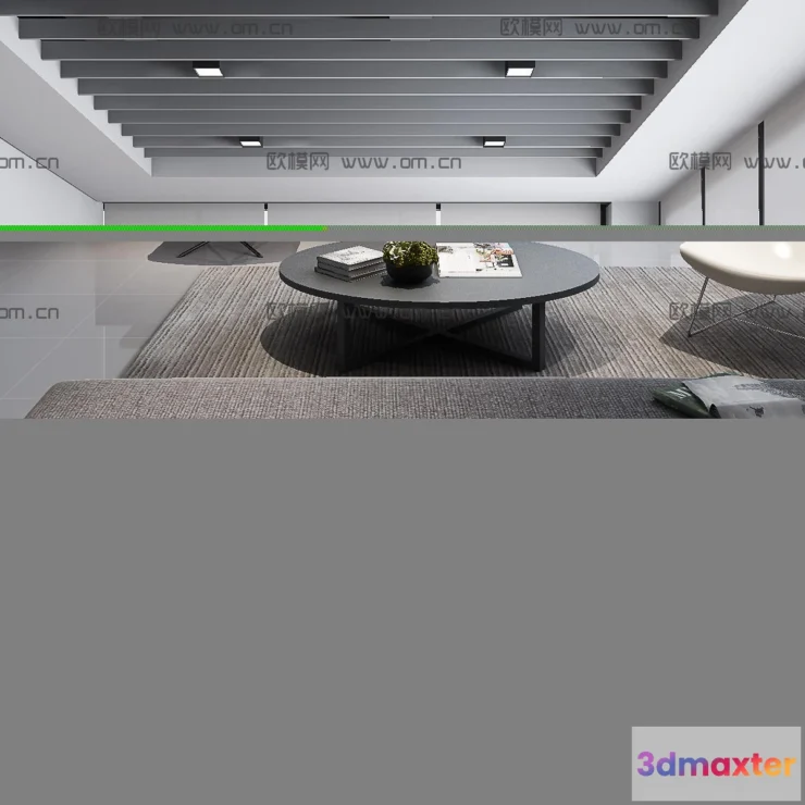 1123786 - 3D OFFICE INTERIOR (VRAY) - MANAGER ROOM 3D SCENES - 047