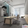 1123840 - 3D OFFICE INTERIOR (VRAY) - MANAGER ROOM 3D SCENES - 074