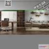 1123842 - 3D OFFICE INTERIOR (VRAY) - MANAGER ROOM 3D SCENES - 075