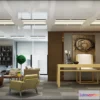 1123868 - 3D OFFICE INTERIOR (VRAY) - MANAGER ROOM 3D SCENES - 088