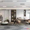 1123902 - 3D OFFICE INTERIOR (VRAY) - MANAGER ROOM 3D SCENES - 105