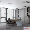 1123924 - 3D OFFICE INTERIOR (VRAY) - MANAGER ROOM 3D SCENES - 116