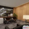 1123962 - 3D OFFICE INTERIOR (VRAY) - MANAGER ROOM 3D SCENES - 135