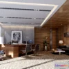 1123998 - 3D OFFICE INTERIOR (VRAY) - MANAGER ROOM 3D SCENES - 153