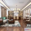 1124056 - 3D OFFICE INTERIOR (VRAY) - MANAGER ROOM 3D SCENES - 182