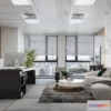1245810 - OFFICE SPACE - VRAY  CORONA - 3D MODEL - 4029