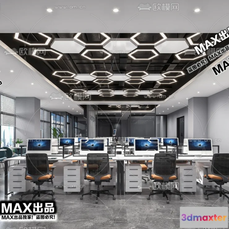 1247190 - OFFICE SPACE - VRAY  CORONA - 3D MODEL - 4719