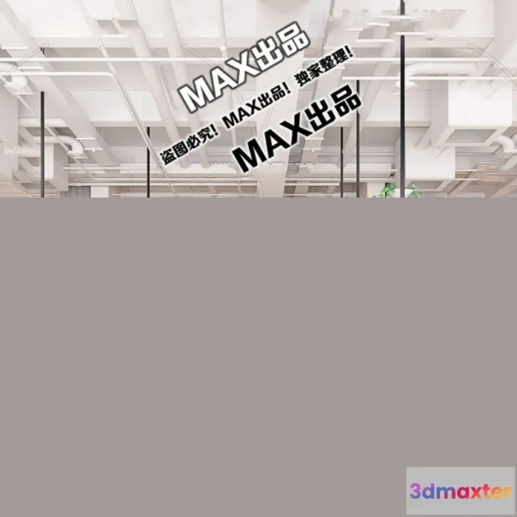 1247222 - OFFICE SPACE - VRAY  CORONA - 3D MODEL - 4735