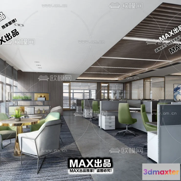 1247248 - OFFICE SPACE - VRAY  CORONA - 3D MODEL - 4748