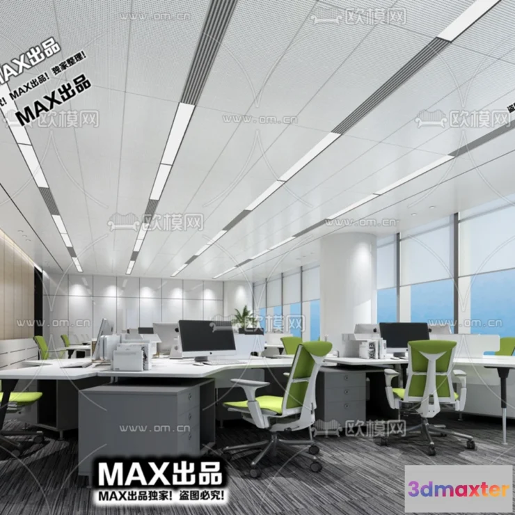 1247262 - OFFICE SPACE - VRAY  CORONA - 3D MODEL - 4755