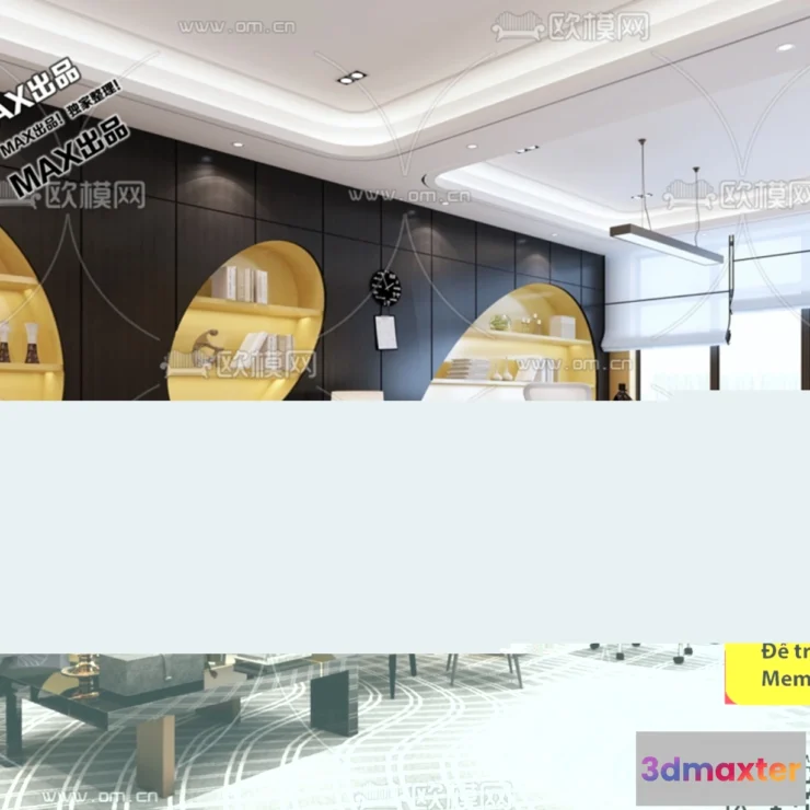 1247304 - OFFICE SPACE - VRAY  CORONA - 3D MODEL - 4776