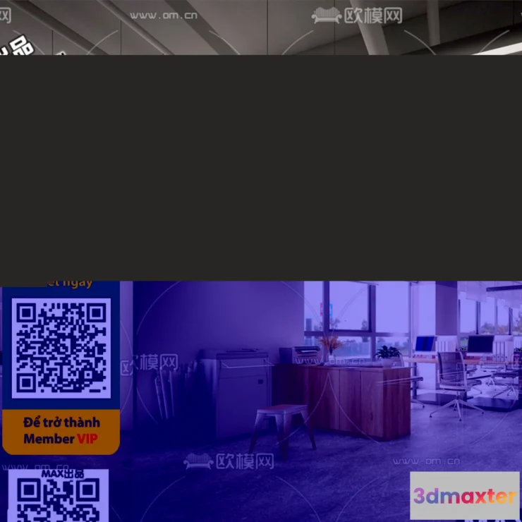 1247310 - OFFICE SPACE - VRAY  CORONA - 3D MODEL - 4779