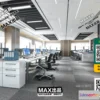1247312 - OFFICE SPACE - VRAY  CORONA - 3D MODEL - 4780