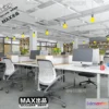 1247336 - OFFICE SPACE - VRAY  CORONA - 3D MODEL - 4792