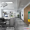 1247350 - OFFICE SPACE - VRAY  CORONA - 3D MODEL - 4799