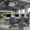1247400 - OFFICE SPACE - VRAY  CORONA - 3D MODEL - 4824