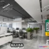 1247406 - OFFICE SPACE - VRAY  CORONA - 3D MODEL - 4827
