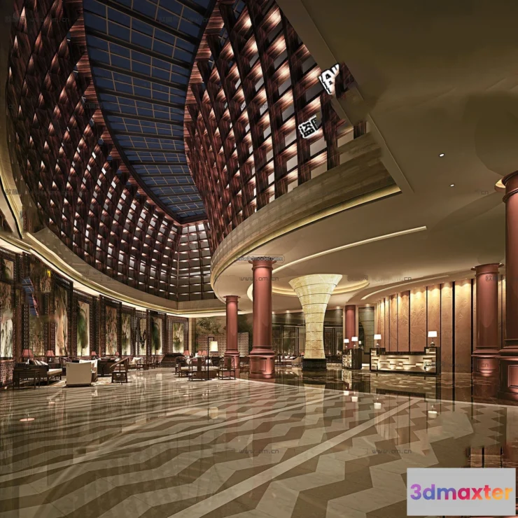 1584819 - Interior 3D Model of Sales Office - 3D Scene - 059 3D Max