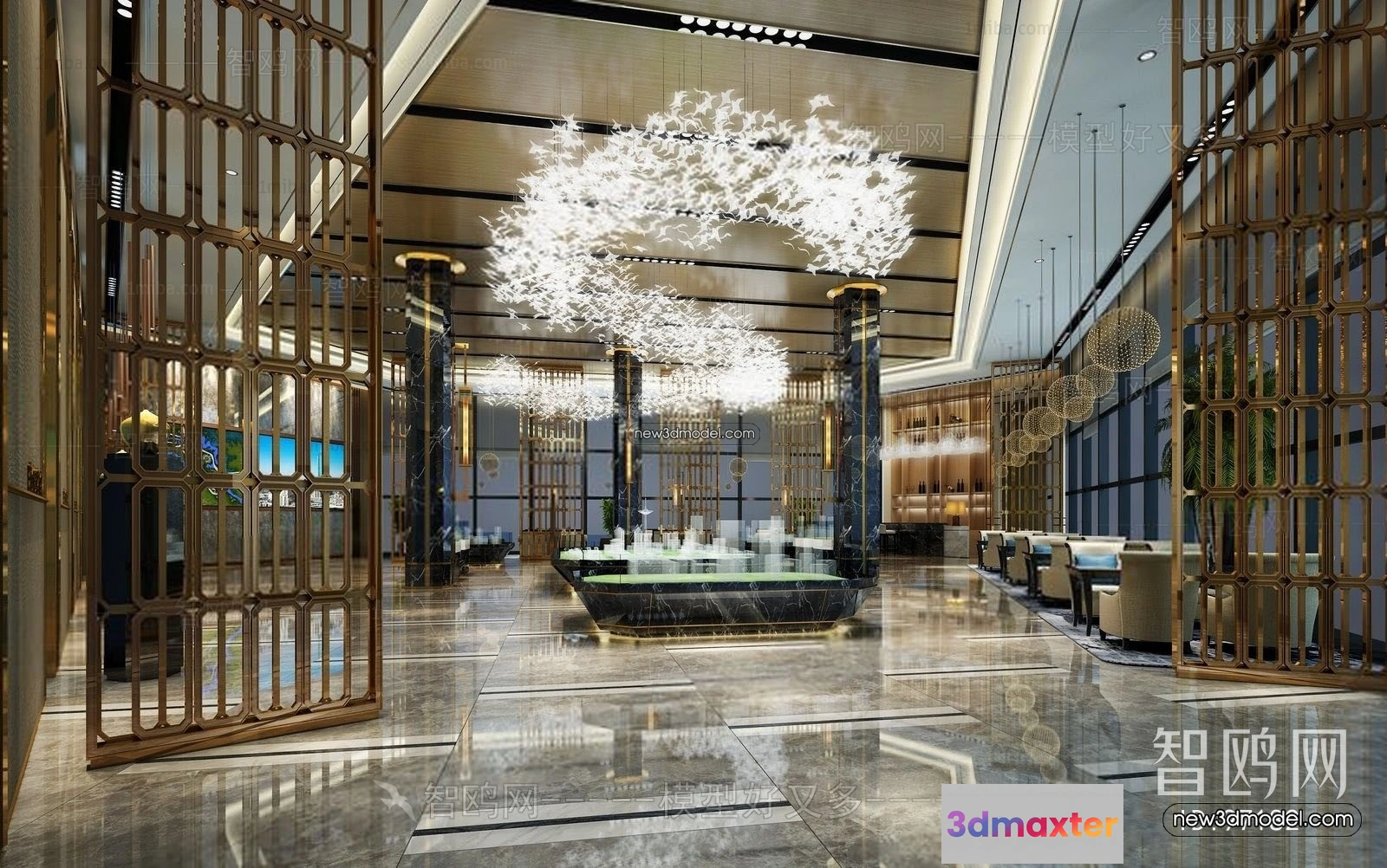 1585003 - Interior 3D Model of Sales Office - 3D Scene - 151 3D Max