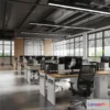 1687474 - Office Space 3D Scenes - Office Room 3D Blocks - 042 - VRAY Render 3D Max