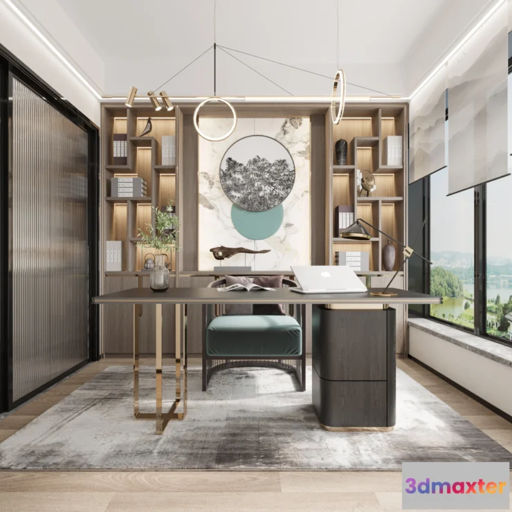 1172016 - CORONA SCENES - STUDY ROOM - 3915