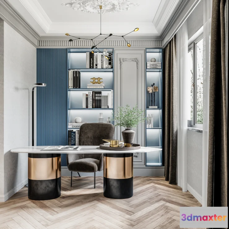 1172042 - CORONA SCENES - STUDY ROOM - 3928