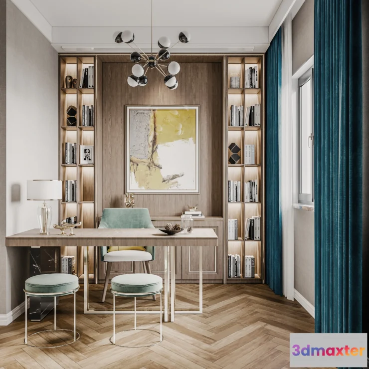 1172044 - CORONA SCENES - STUDY ROOM - 3929