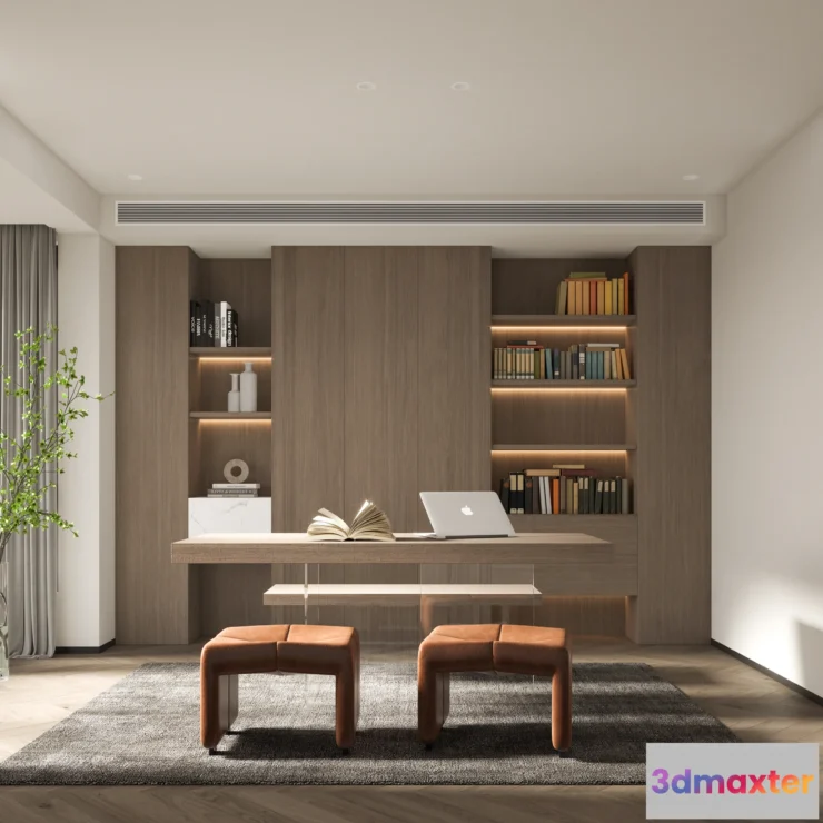 1231314 - CORONA SCENES - STUDY ROOM - 3910