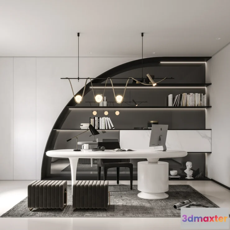 1231316 - CORONA SCENES - STUDY ROOM - 3911