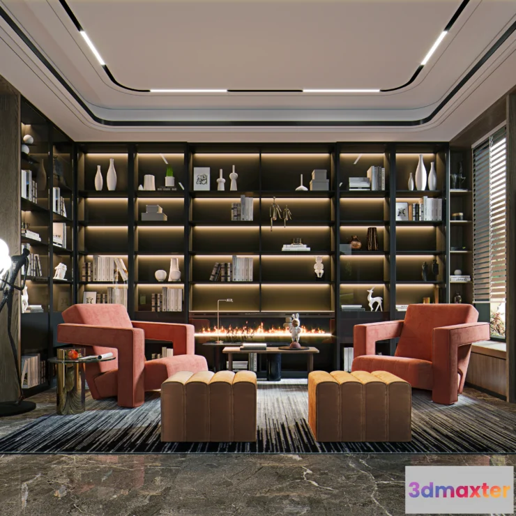 1231334 - CORONA SCENES - STUDY ROOM - 3920