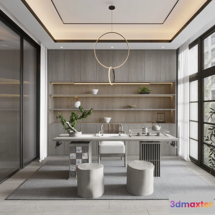 1231338 - CORONA SCENES - STUDY ROOM - 3922