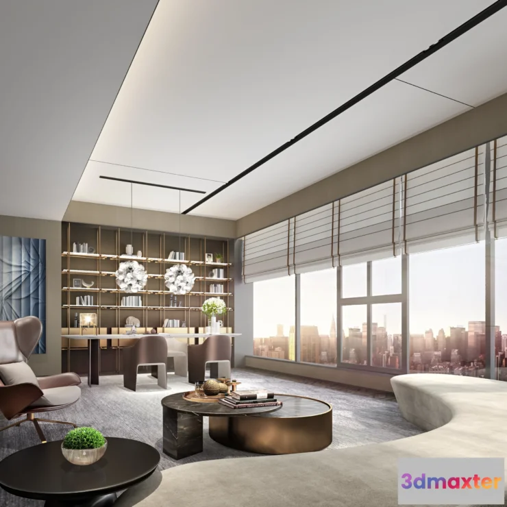 1231342 - CORONA SCENES - STUDY ROOM - 3924