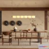 1573988 - Modern Style Interior 3D Blocks and 3D Models - Study Room 3D Scene - 694 3D Max