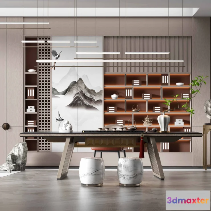 1155898 - HOUSE SPACE 3D SCENES - TEA ROOM - 0003