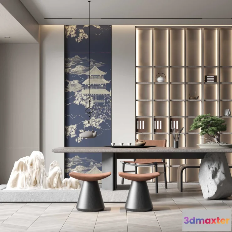 1155904 - HOUSE SPACE 3D SCENES - TEA ROOM - 0006