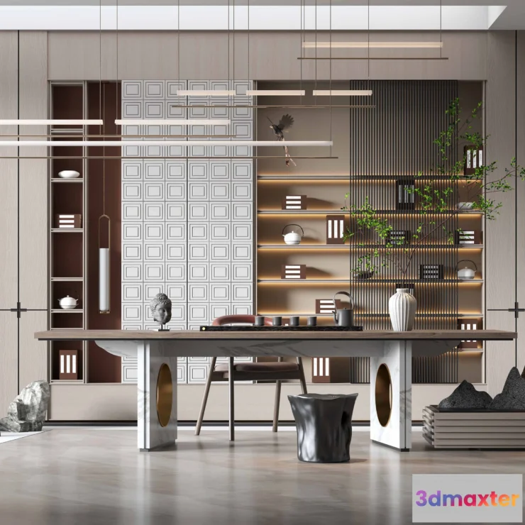 1155910 - HOUSE SPACE 3D SCENES - TEA ROOM - 0009