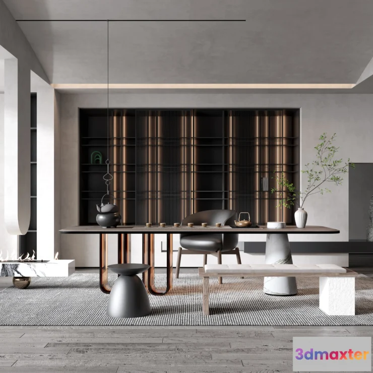 1155920 - HOUSE SPACE 3D SCENES - TEA ROOM - 0014