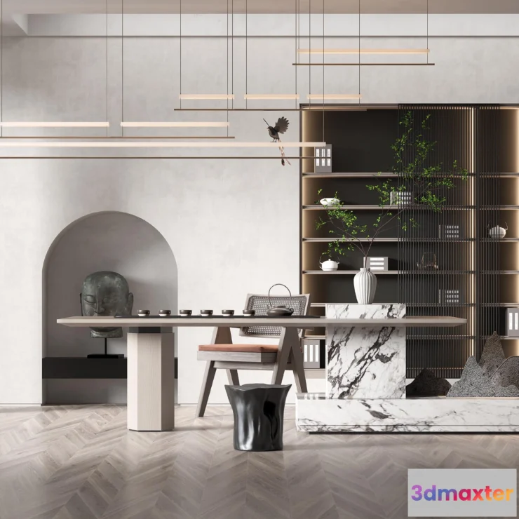 1155936 - HOUSE SPACE 3D SCENES - TEA ROOM - 0022