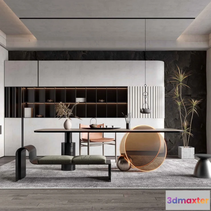 1155948 - HOUSE SPACE 3D SCENES - TEA ROOM - 0028