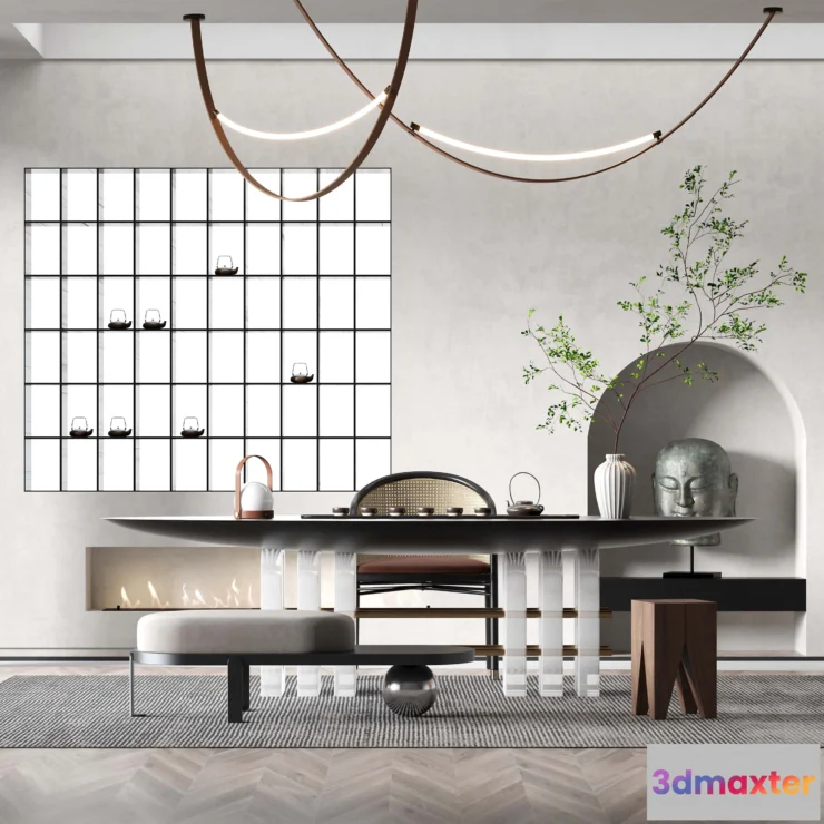 1155954 - HOUSE SPACE 3D SCENES - TEA ROOM - 0031