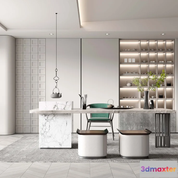 1155970 - HOUSE SPACE 3D SCENES - TEA ROOM - 0039