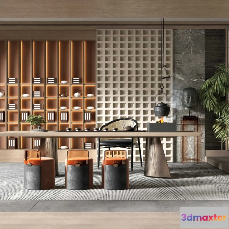 1165006 - TEA ROOM - 3D SCENE - 416