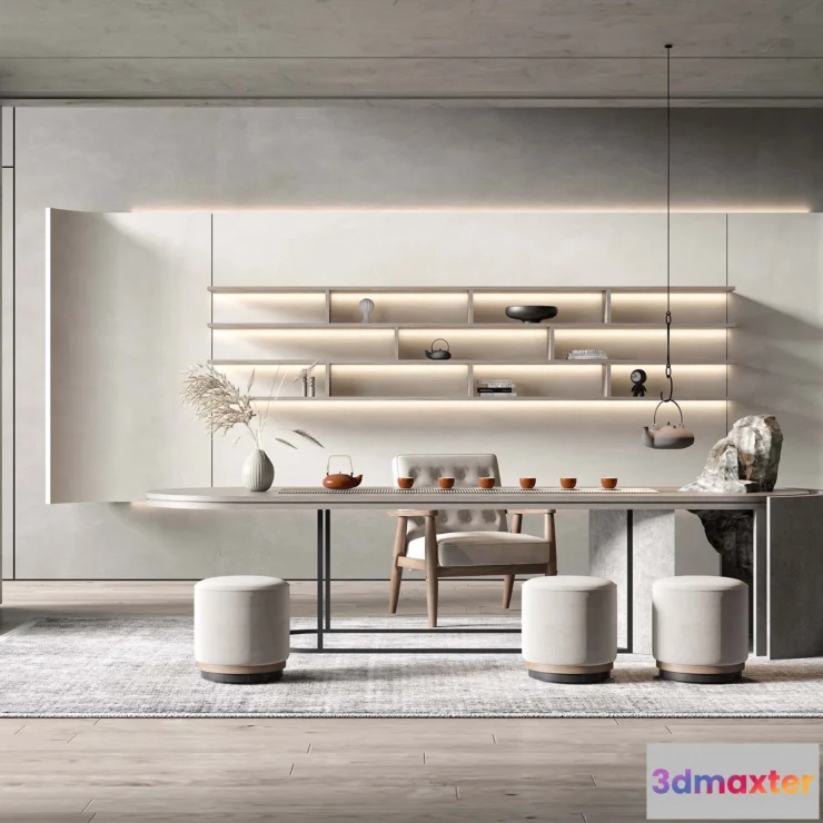 1224394 - TEA ROOM - 3D SCENE - 450