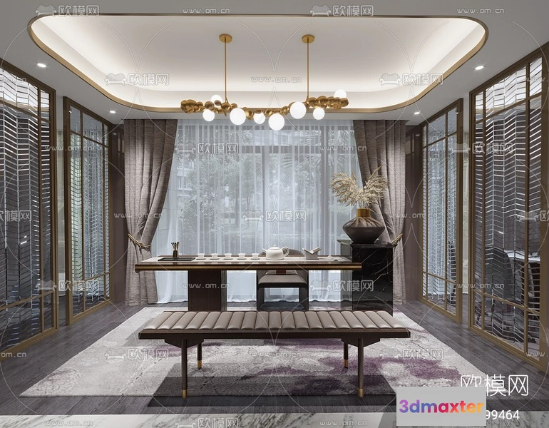 1242654 - TEA ROOM - CORONA - 3D MODEL - 2451