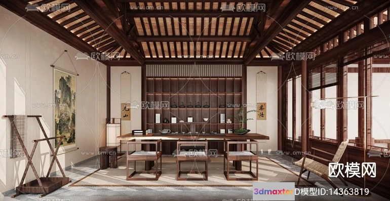 1242676 - TEA ROOM - VRAY  CORONA - 3D MODEL - 2462