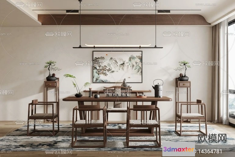 1242686 - TEA ROOM - VRAY  CORONA - 3D MODEL - 2467