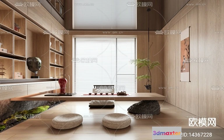 1242694 - TEA ROOM - VRAY  CORONA - 3D MODEL - 2471