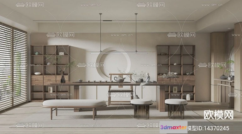 1242714 - TEA ROOM - VRAY  CORONA - 3D MODEL - 2481